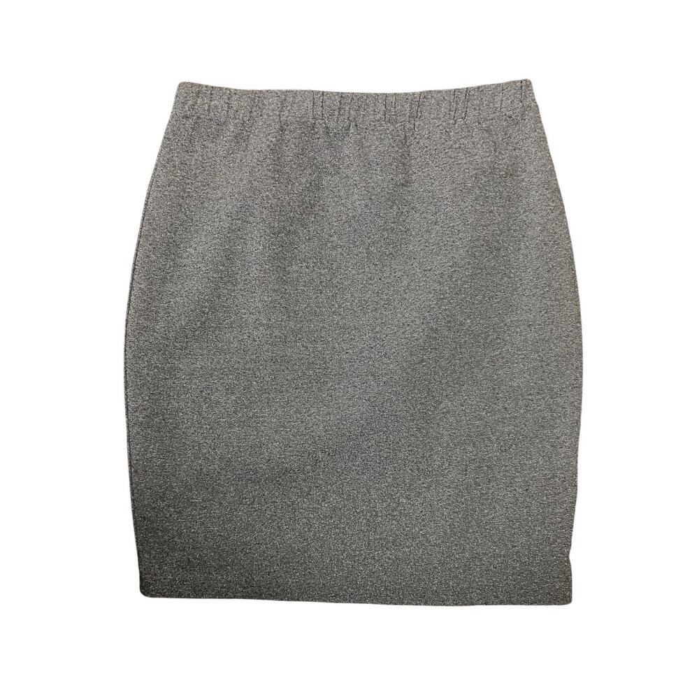 90s Sparkle Mini Skirt Vintage Silver Lurex Bodycon Rave Skirt Small -